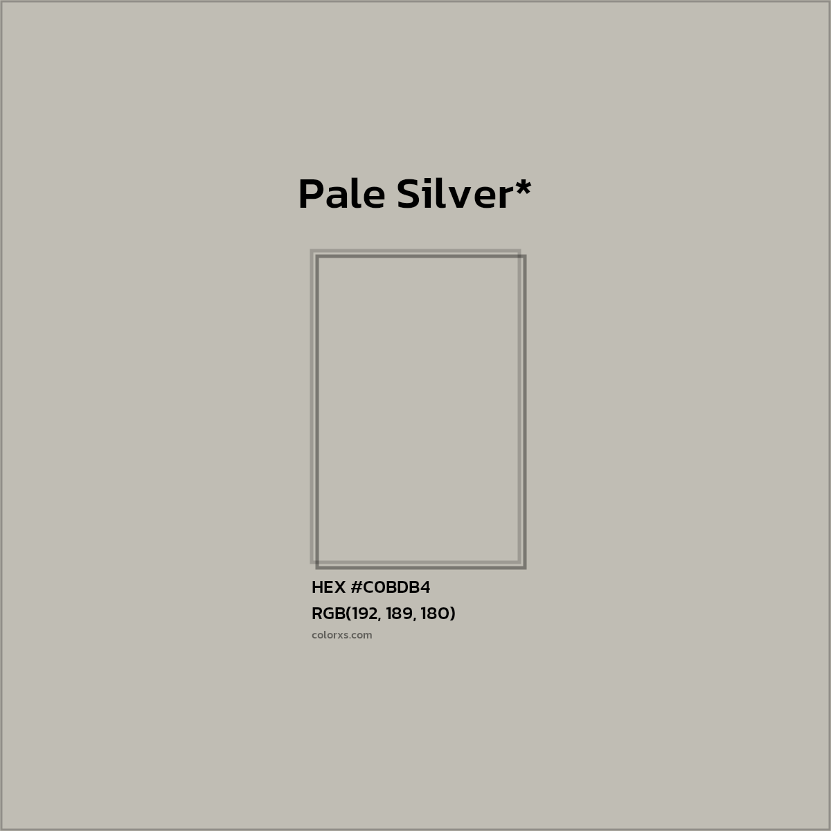 HEX #C0BDB4 Color Name, Color Code, Palettes, Similar Paints, Images
