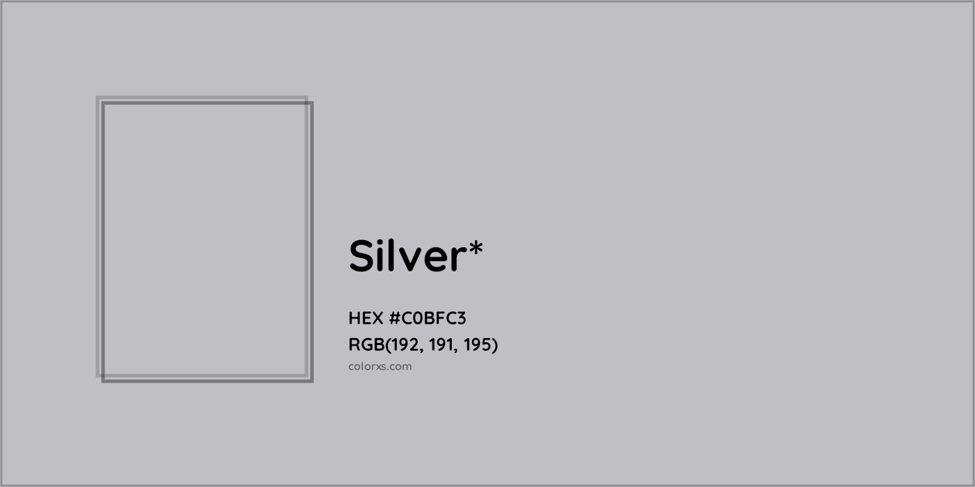 HEX #C0BFC3 Color Name, Color Code, Palettes, Similar Paints, Images