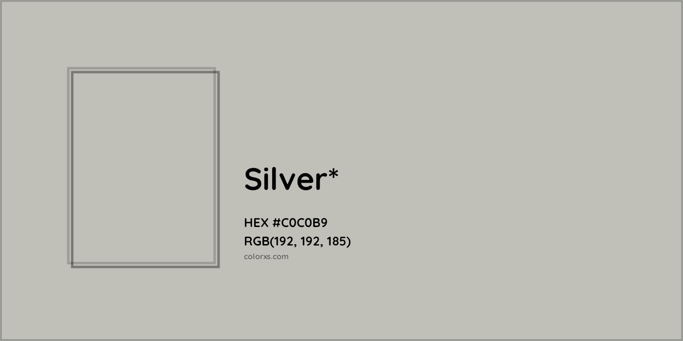 HEX #C0C0B9 Color Name, Color Code, Palettes, Similar Paints, Images