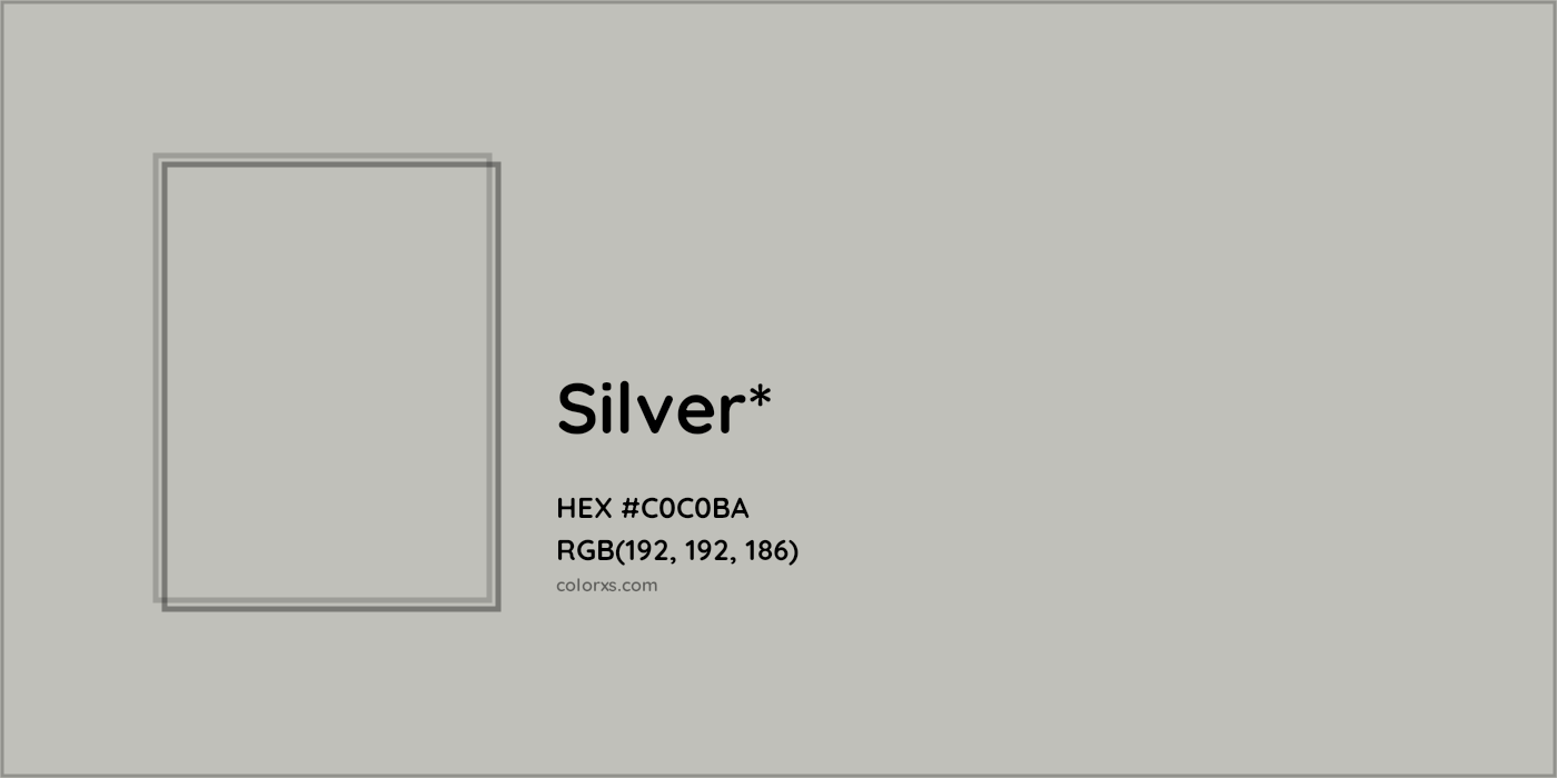 HEX #C0C0BA Color Name, Color Code, Palettes, Similar Paints, Images