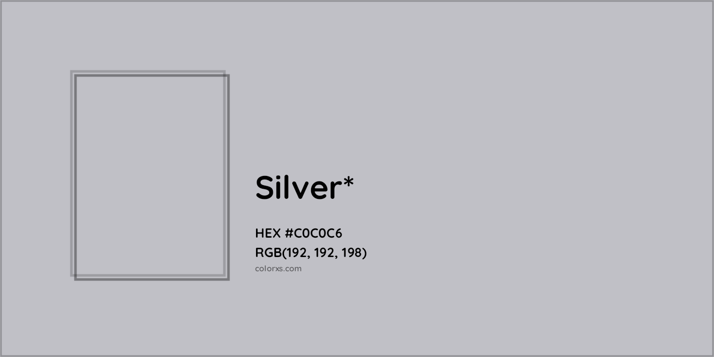 HEX #C0C0C6 Color Name, Color Code, Palettes, Similar Paints, Images
