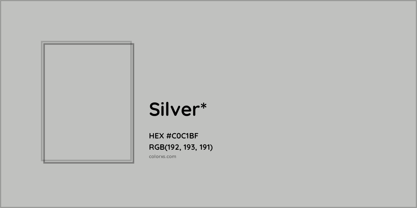 HEX #C0C1BF Color Name, Color Code, Palettes, Similar Paints, Images