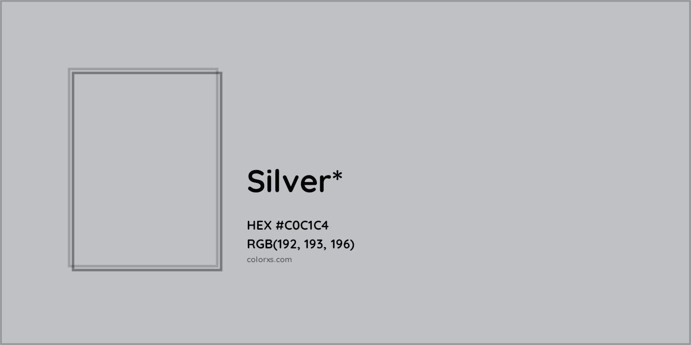 HEX #C0C1C4 Color Name, Color Code, Palettes, Similar Paints, Images