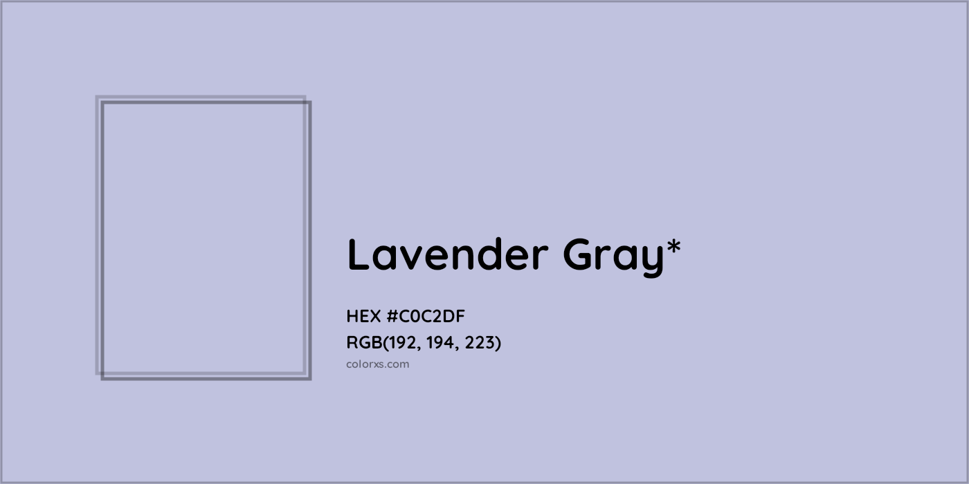 HEX #C0C2DF Color Name, Color Code, Palettes, Similar Paints, Images