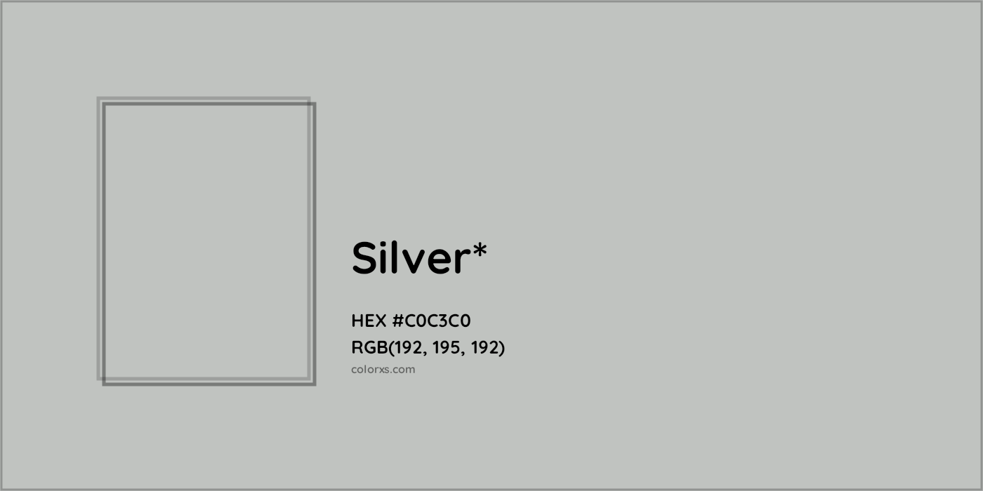 HEX #C0C3C0 Color Name, Color Code, Palettes, Similar Paints, Images