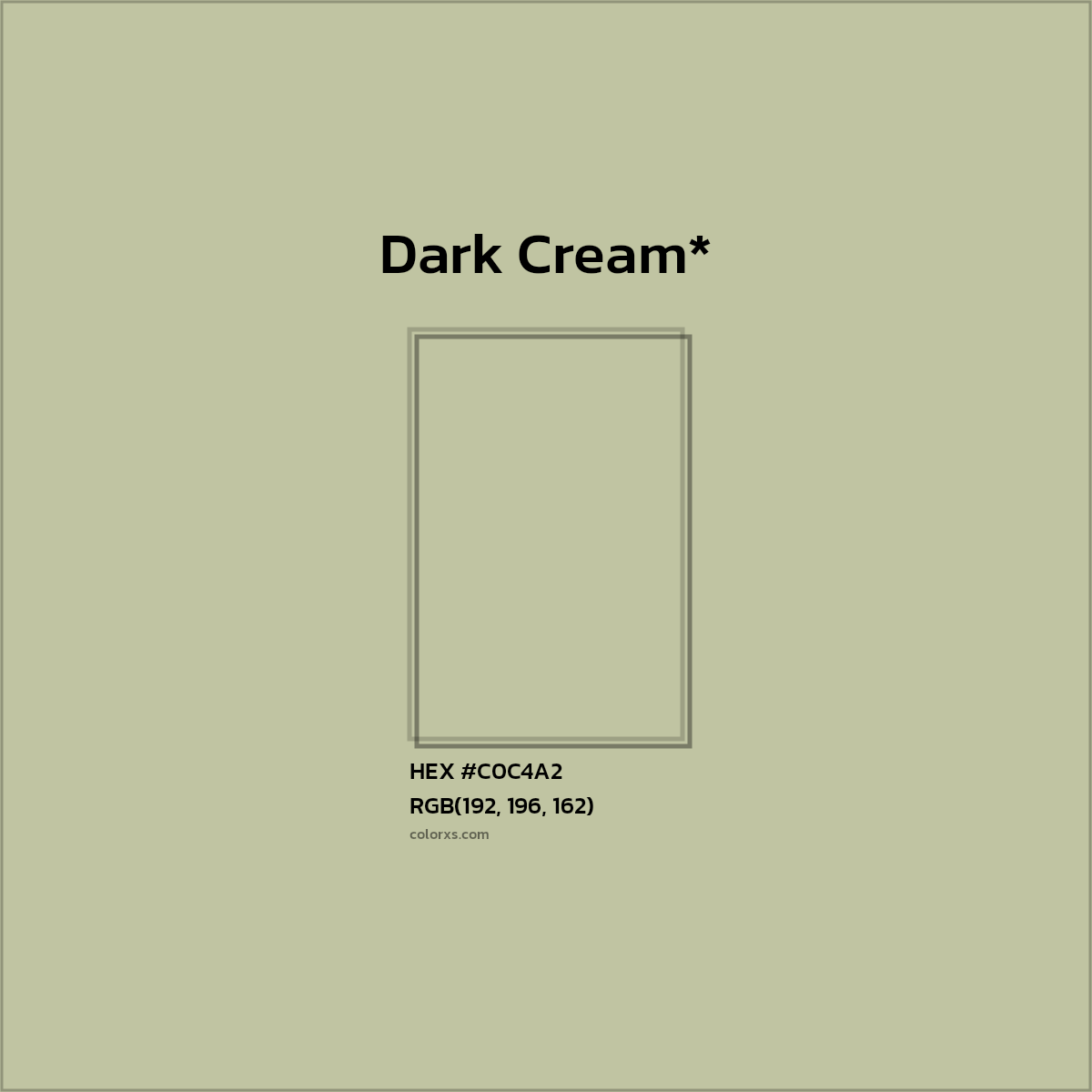 HEX #C0C4A2 Color Name, Color Code, Palettes, Similar Paints, Images
