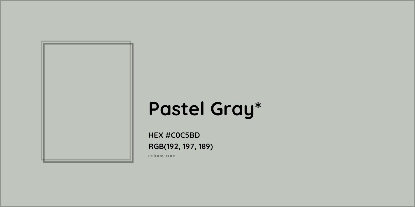 HEX #C0C5BD Color Name, Color Code, Palettes, Similar Paints, Images