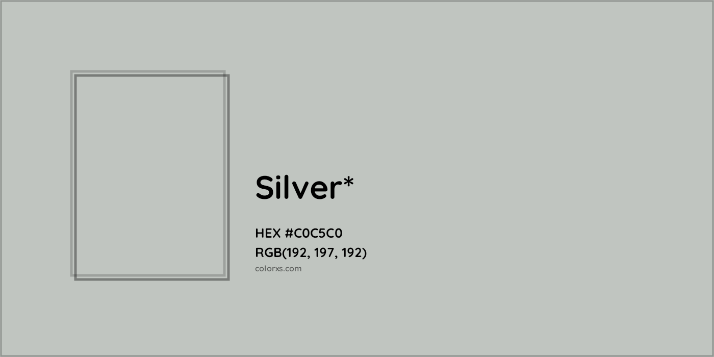 HEX #C0C5C0 Color Name, Color Code, Palettes, Similar Paints, Images