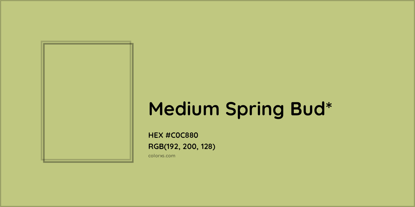 HEX #C0C880 Color Name, Color Code, Palettes, Similar Paints, Images