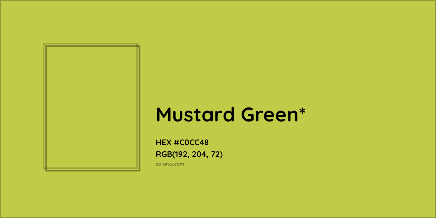 HEX #C0CC48 Color Name, Color Code, Palettes, Similar Paints, Images