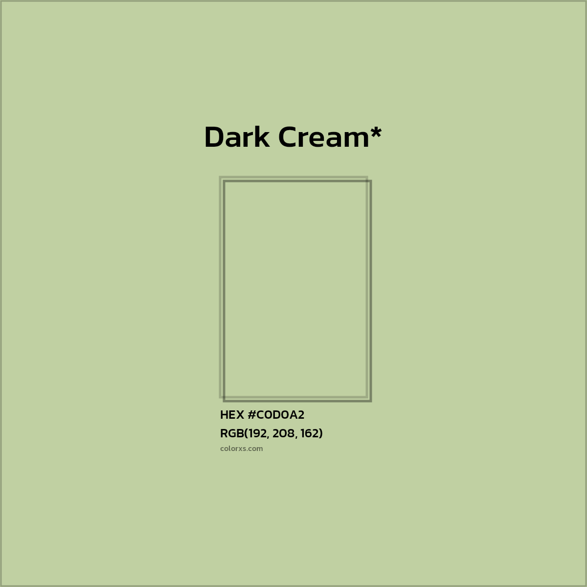 HEX #C0D0A2 Color Name, Color Code, Palettes, Similar Paints, Images