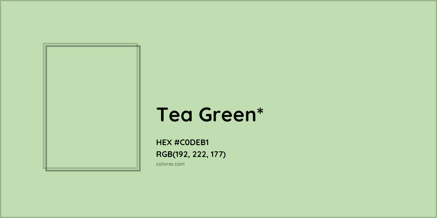 HEX #C0DEB1 Color Name, Color Code, Palettes, Similar Paints, Images