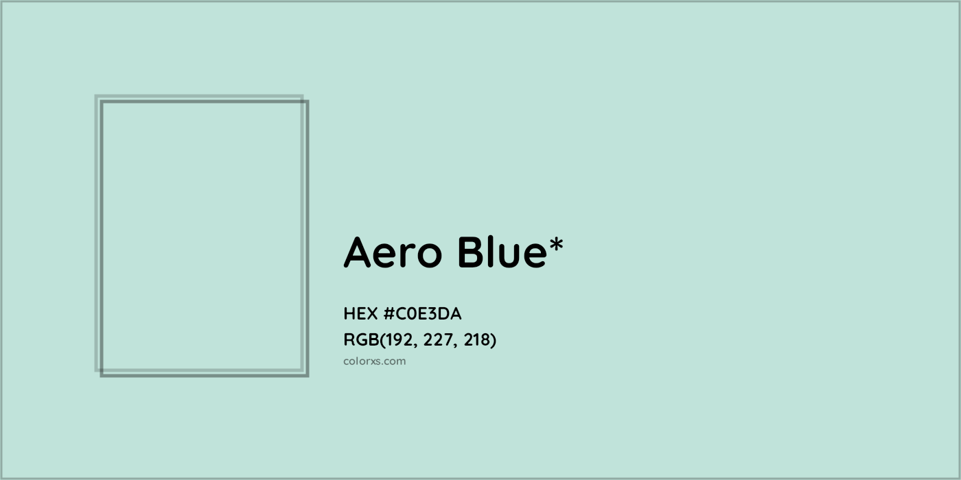 HEX #C0E3DA Color Name, Color Code, Palettes, Similar Paints, Images