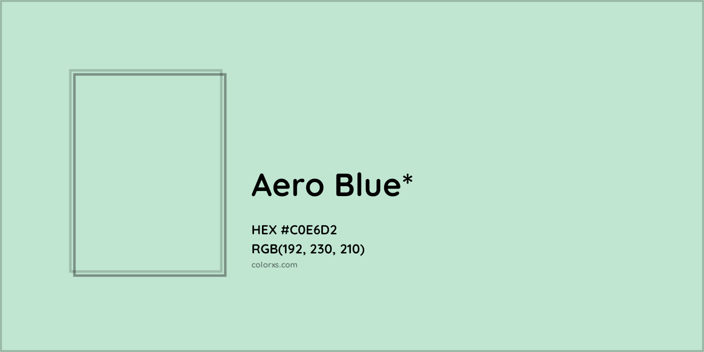 HEX #C0E6D2 Color Name, Color Code, Palettes, Similar Paints, Images
