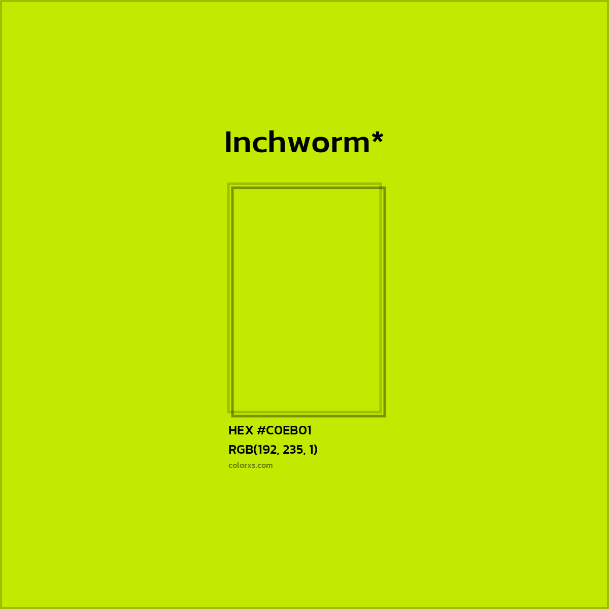 HEX #C0EB01 Color Name, Color Code, Palettes, Similar Paints, Images