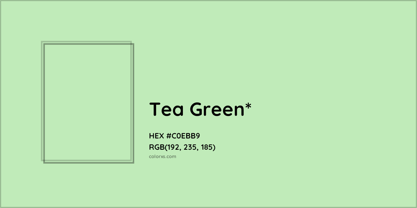 HEX #C0EBB9 Color Name, Color Code, Palettes, Similar Paints, Images