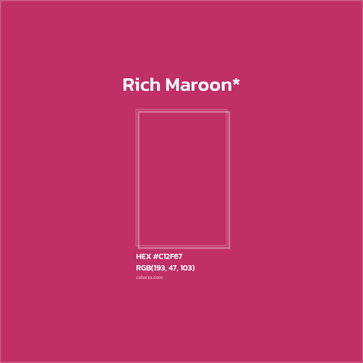 HEX #C12F67 Color Name, Color Code, Palettes, Similar Paints, Images