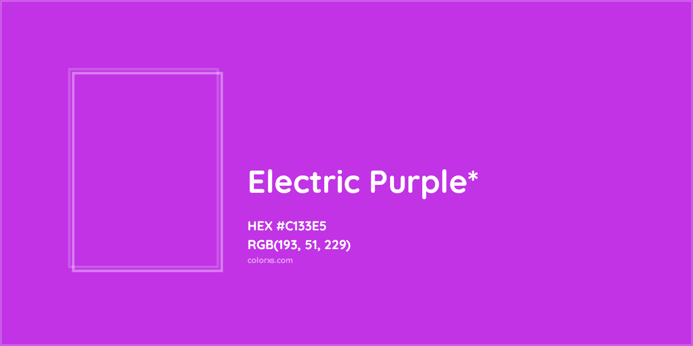 HEX #C133E5 Color Name, Color Code, Palettes, Similar Paints, Images
