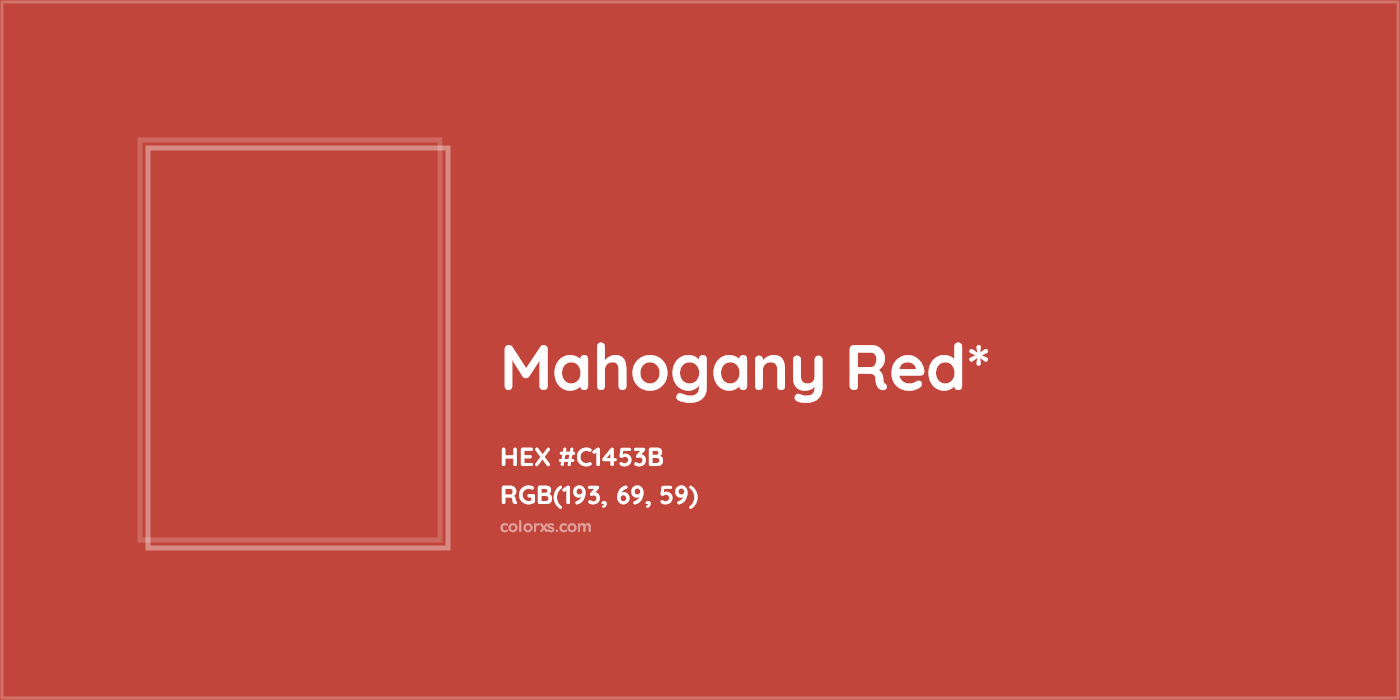 HEX #C1453B Color Name, Color Code, Palettes, Similar Paints, Images