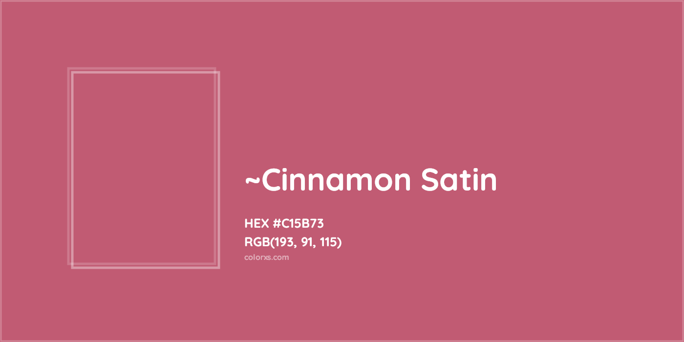 HEX #C15B73 Color Name, Color Code, Palettes, Similar Paints, Images
