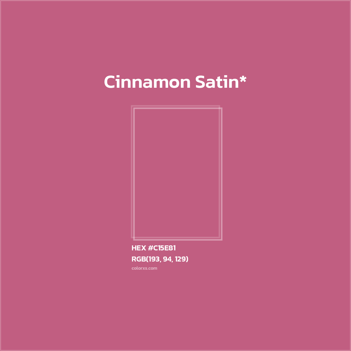 HEX #C15E81 Color Name, Color Code, Palettes, Similar Paints, Images