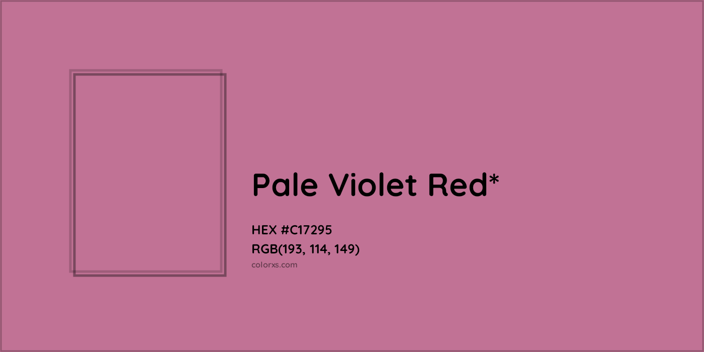 HEX #C17295 Color Name, Color Code, Palettes, Similar Paints, Images