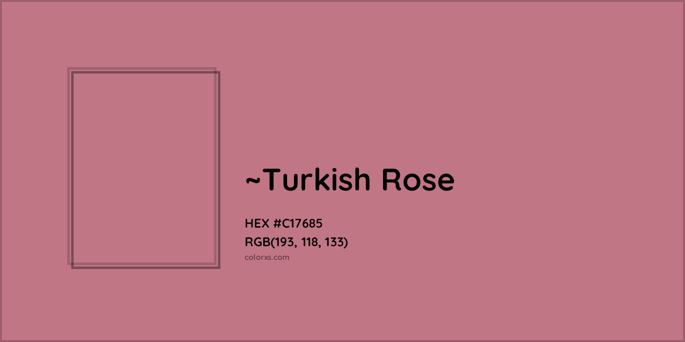 HEX #C17685 Color Name, Color Code, Palettes, Similar Paints, Images