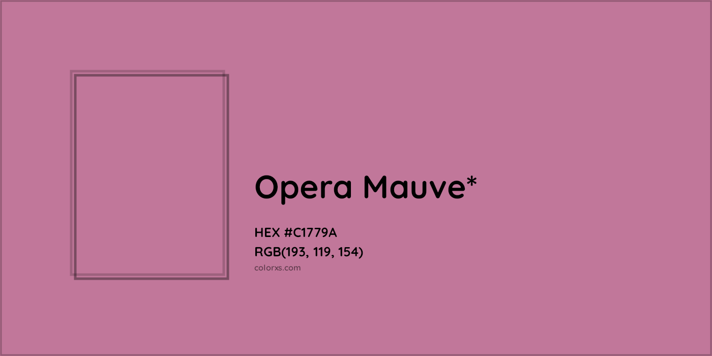 HEX #C1779A Color Name, Color Code, Palettes, Similar Paints, Images