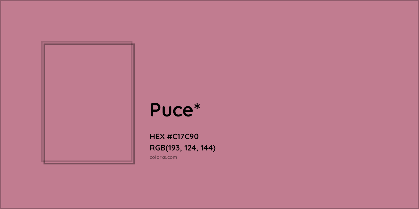 HEX #C17C90 Color Name, Color Code, Palettes, Similar Paints, Images