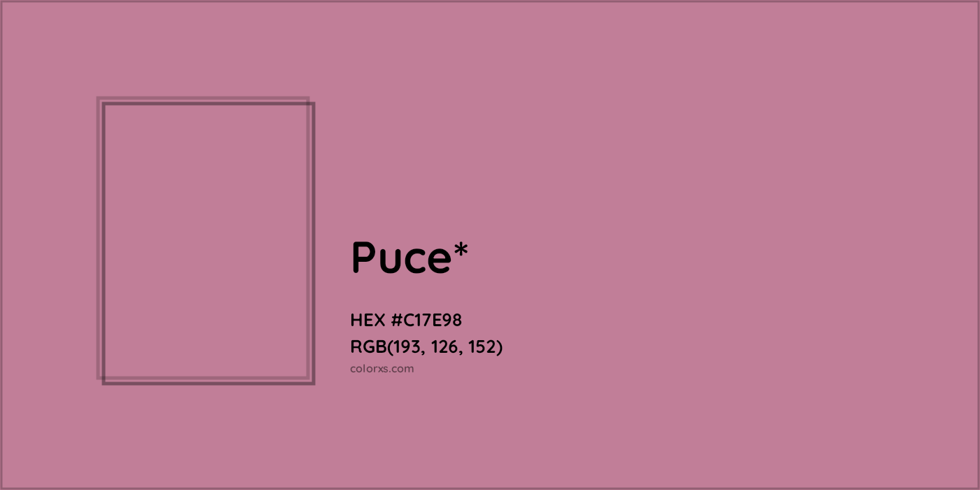 HEX #C17E98 Color Name, Color Code, Palettes, Similar Paints, Images