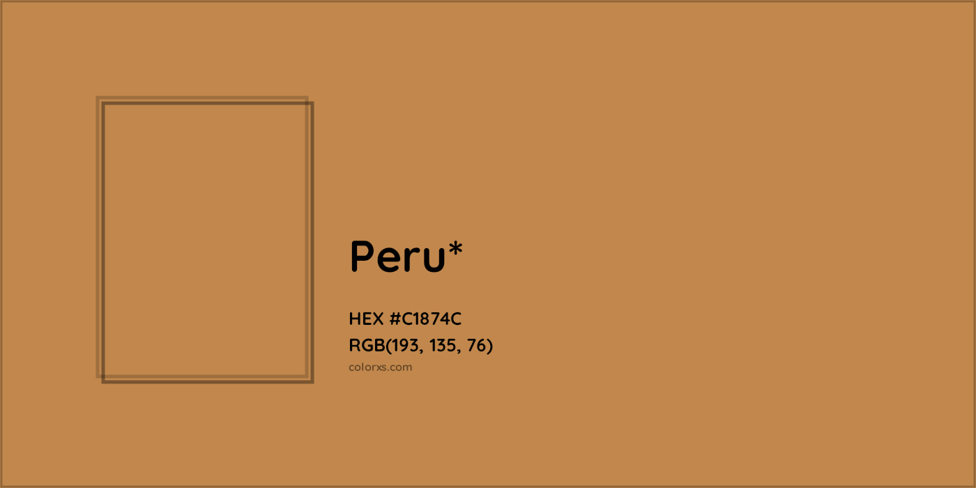HEX #C1874C Color Name, Color Code, Palettes, Similar Paints, Images