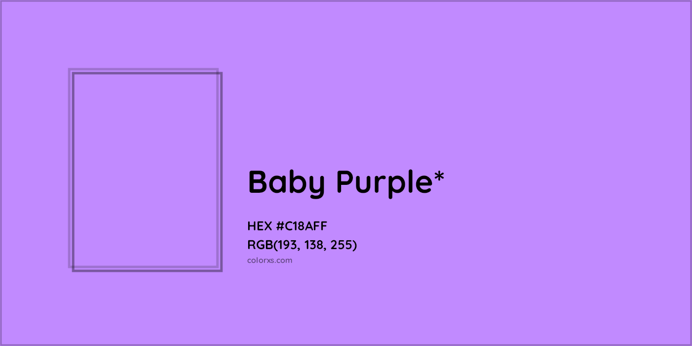 HEX #C18AFF Color Name, Color Code, Palettes, Similar Paints, Images