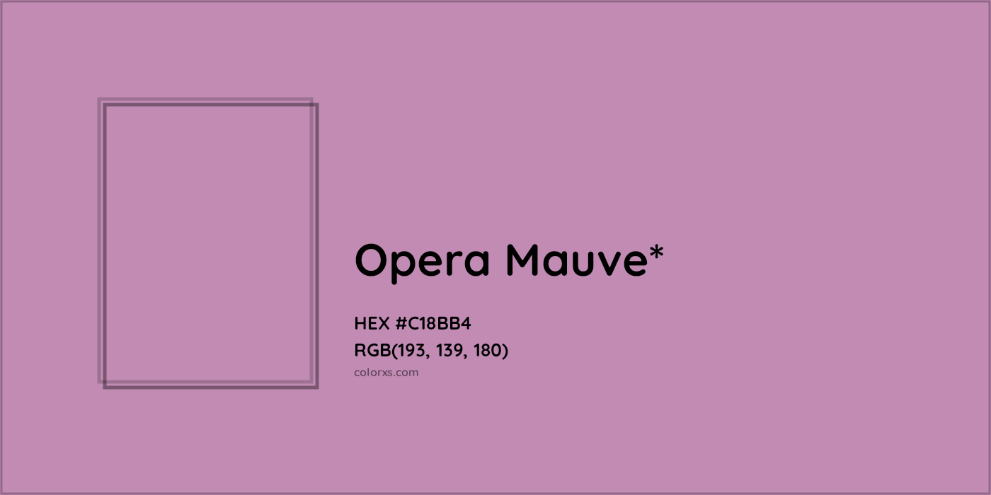 HEX #C18BB4 Color Name, Color Code, Palettes, Similar Paints, Images