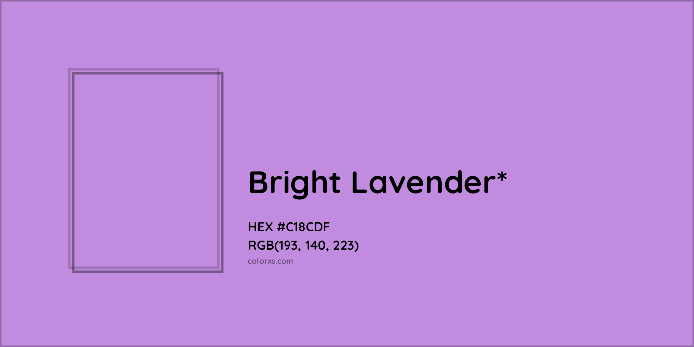 HEX #C18CDF Color Name, Color Code, Palettes, Similar Paints, Images