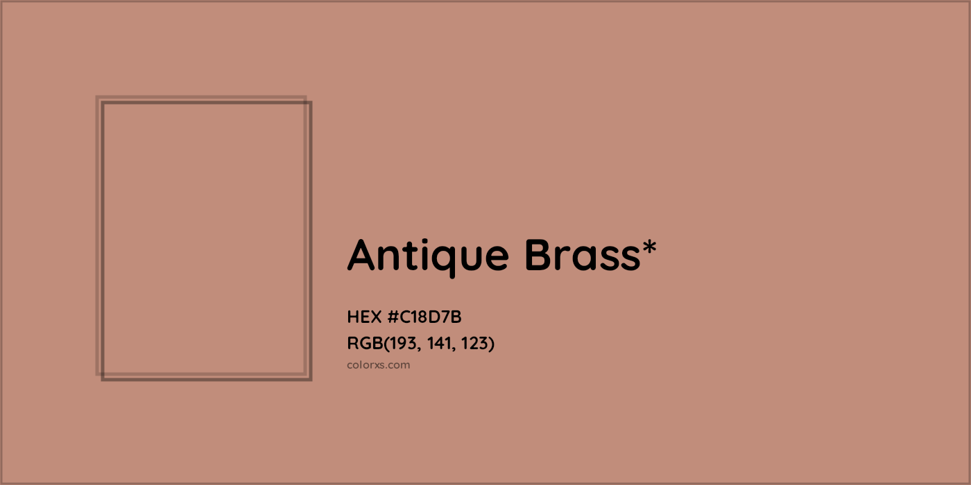 HEX #C18D7B Color Name, Color Code, Palettes, Similar Paints, Images