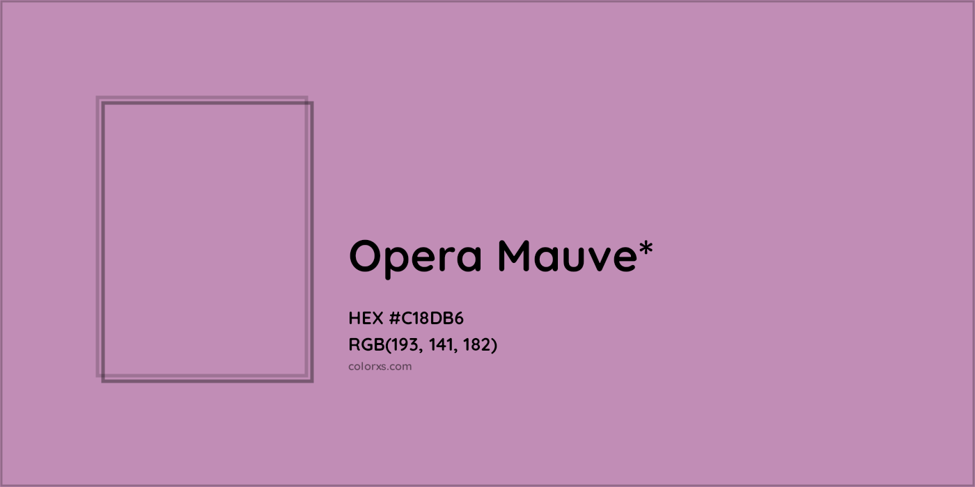 HEX #C18DB6 Color Name, Color Code, Palettes, Similar Paints, Images