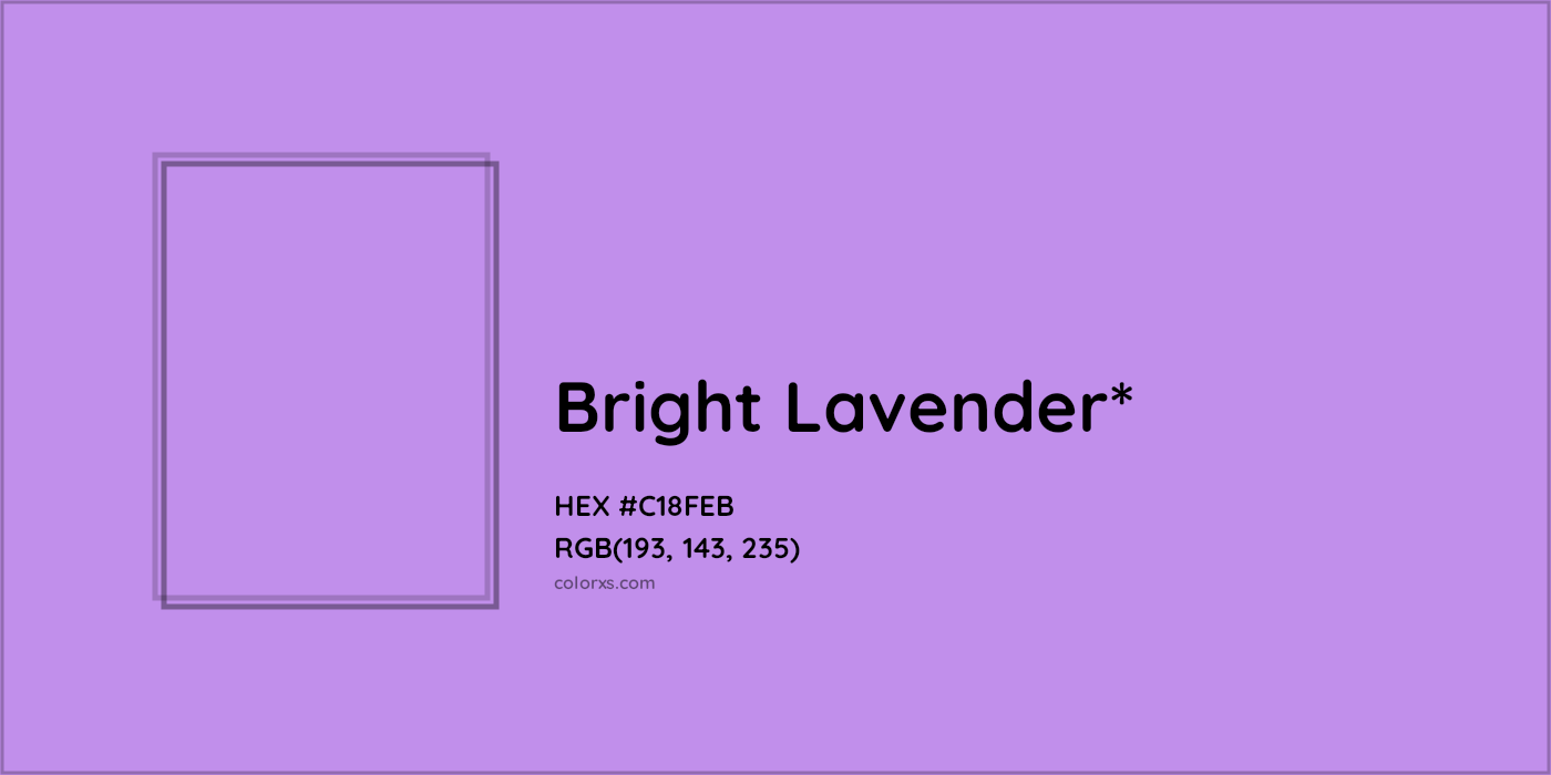 HEX #C18FEB Color Name, Color Code, Palettes, Similar Paints, Images