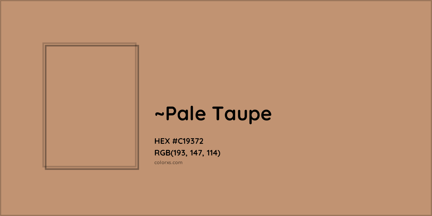 HEX #C19372 Color Name, Color Code, Palettes, Similar Paints, Images
