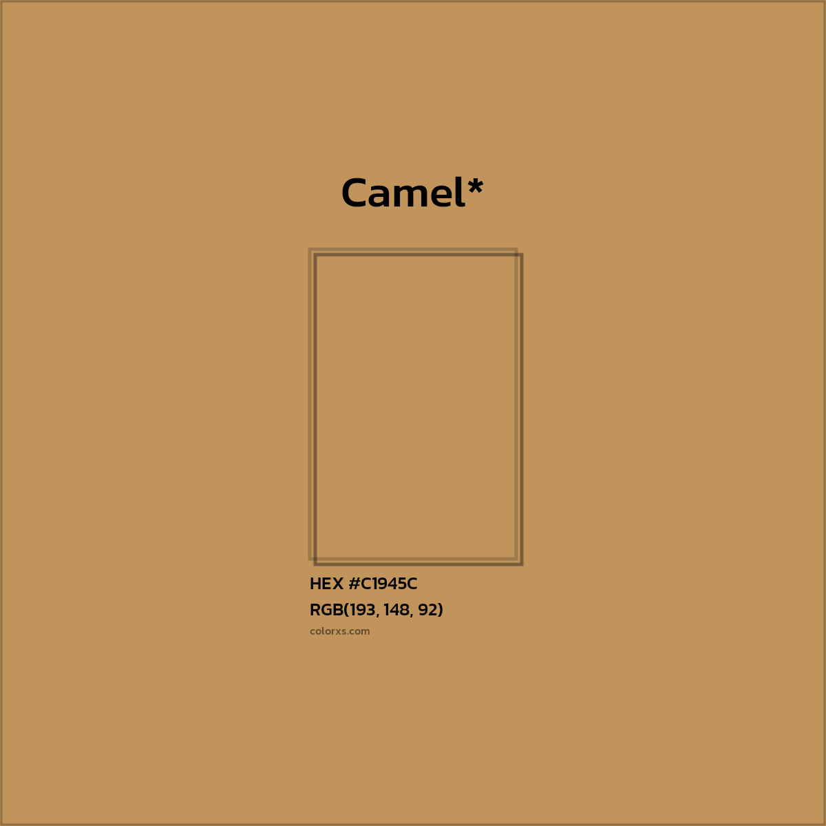 HEX #C1945C Color Name, Color Code, Palettes, Similar Paints, Images