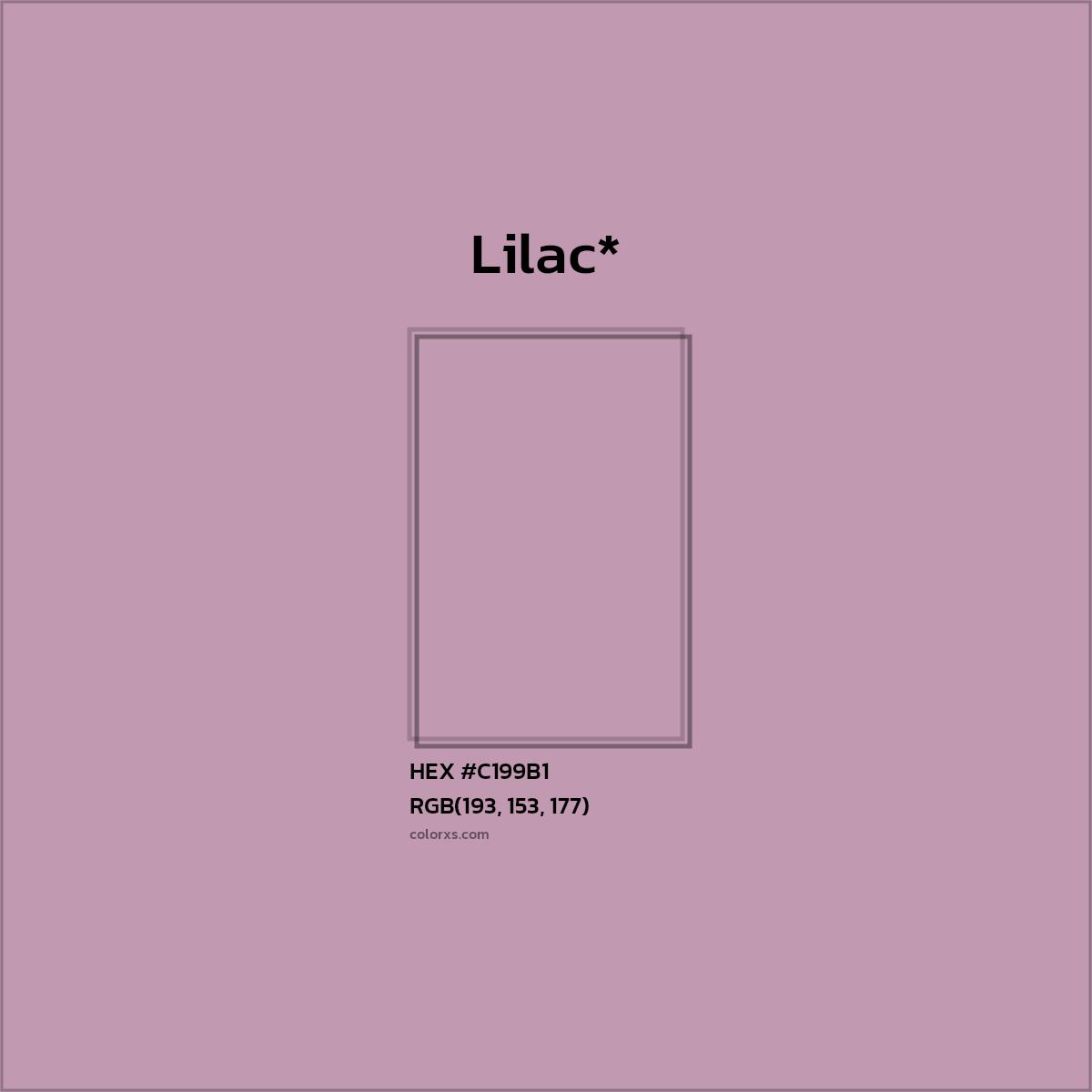 HEX #C199B1 Color Name, Color Code, Palettes, Similar Paints, Images