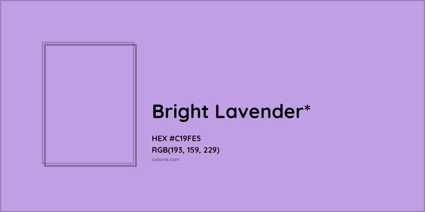 HEX #C19FE5 Color Name, Color Code, Palettes, Similar Paints, Images