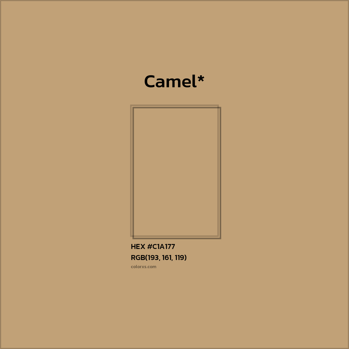 HEX #C1A177 Color Name, Color Code, Palettes, Similar Paints, Images