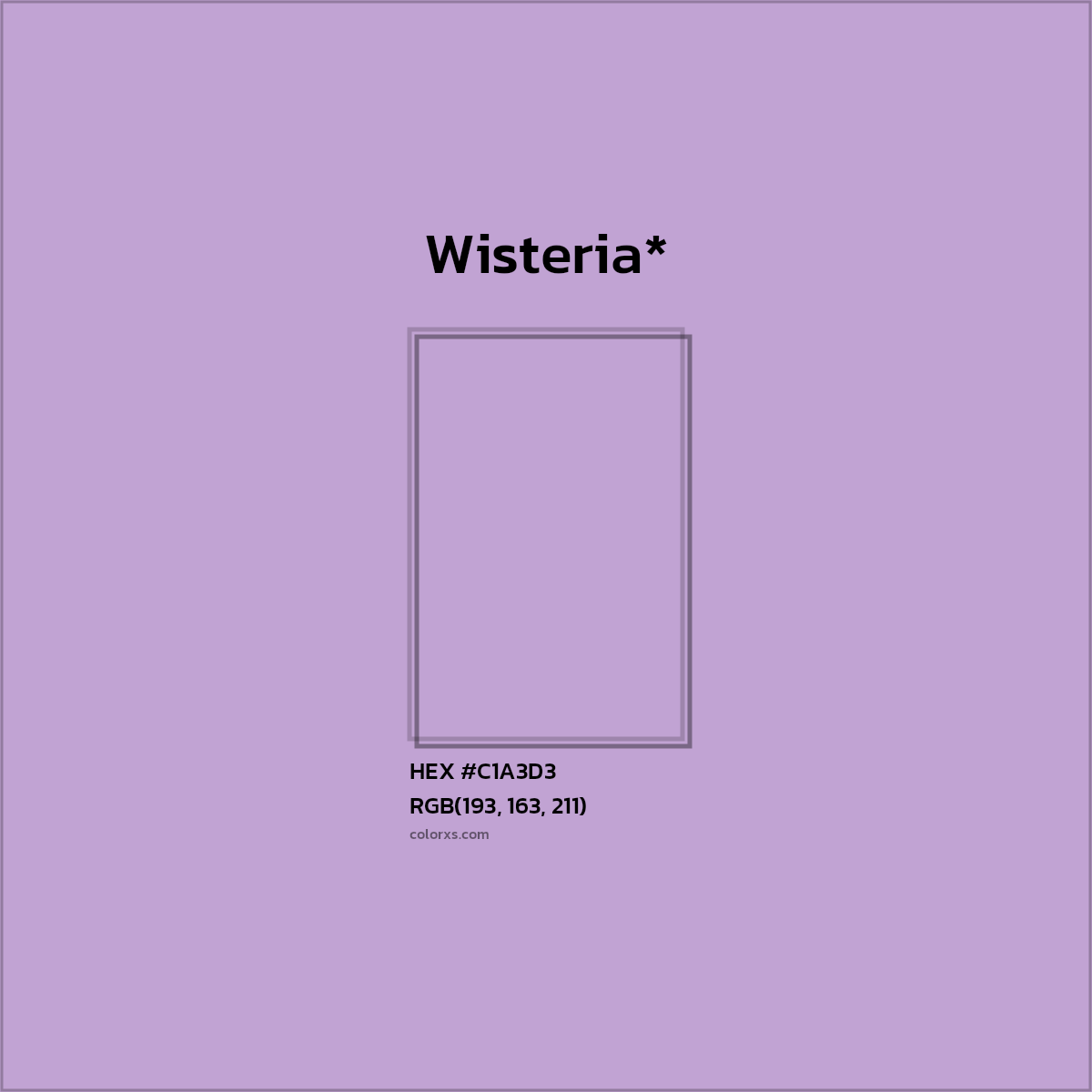 HEX #C1A3D3 Color Name, Color Code, Palettes, Similar Paints, Images