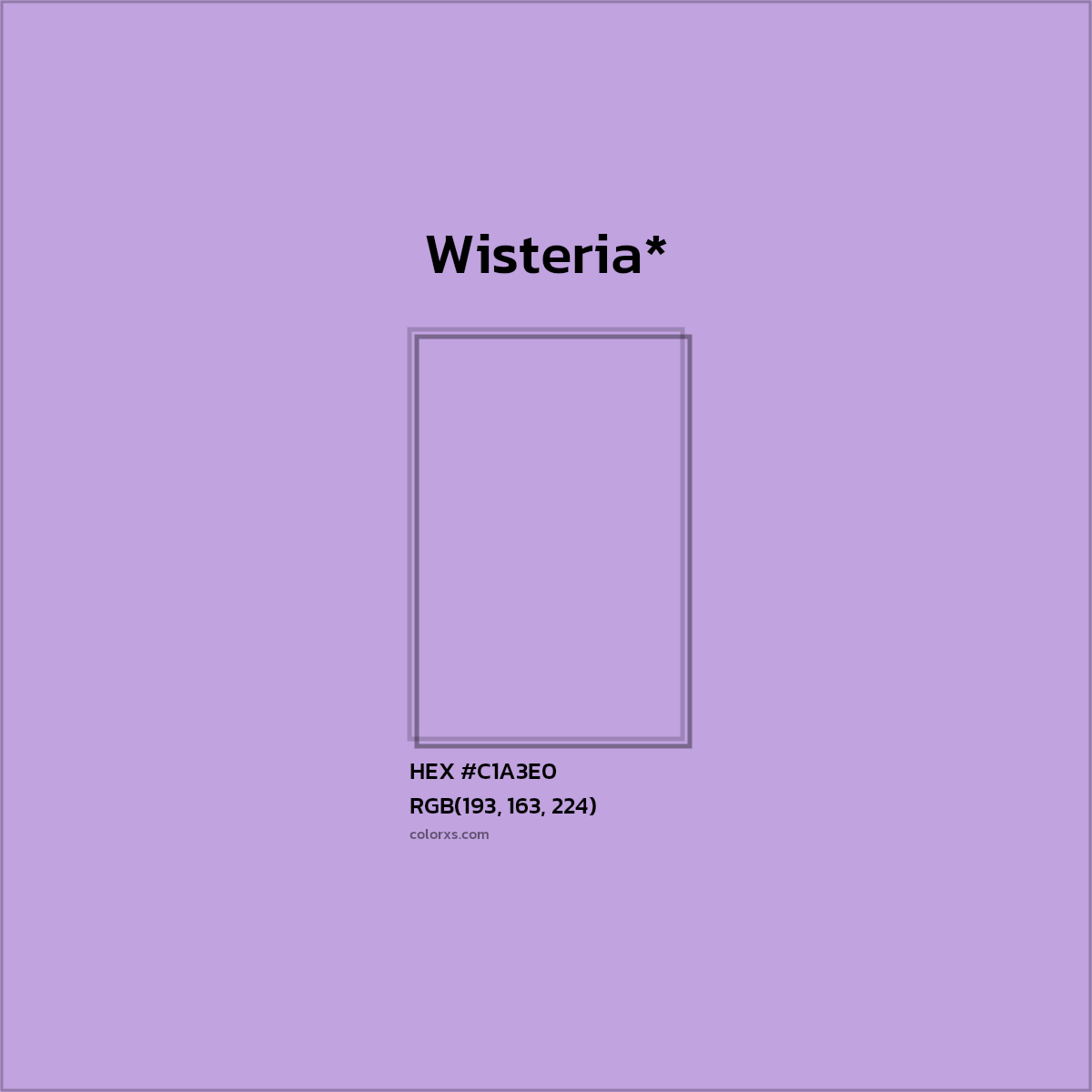 HEX #C1A3E0 Color Name, Color Code, Palettes, Similar Paints, Images