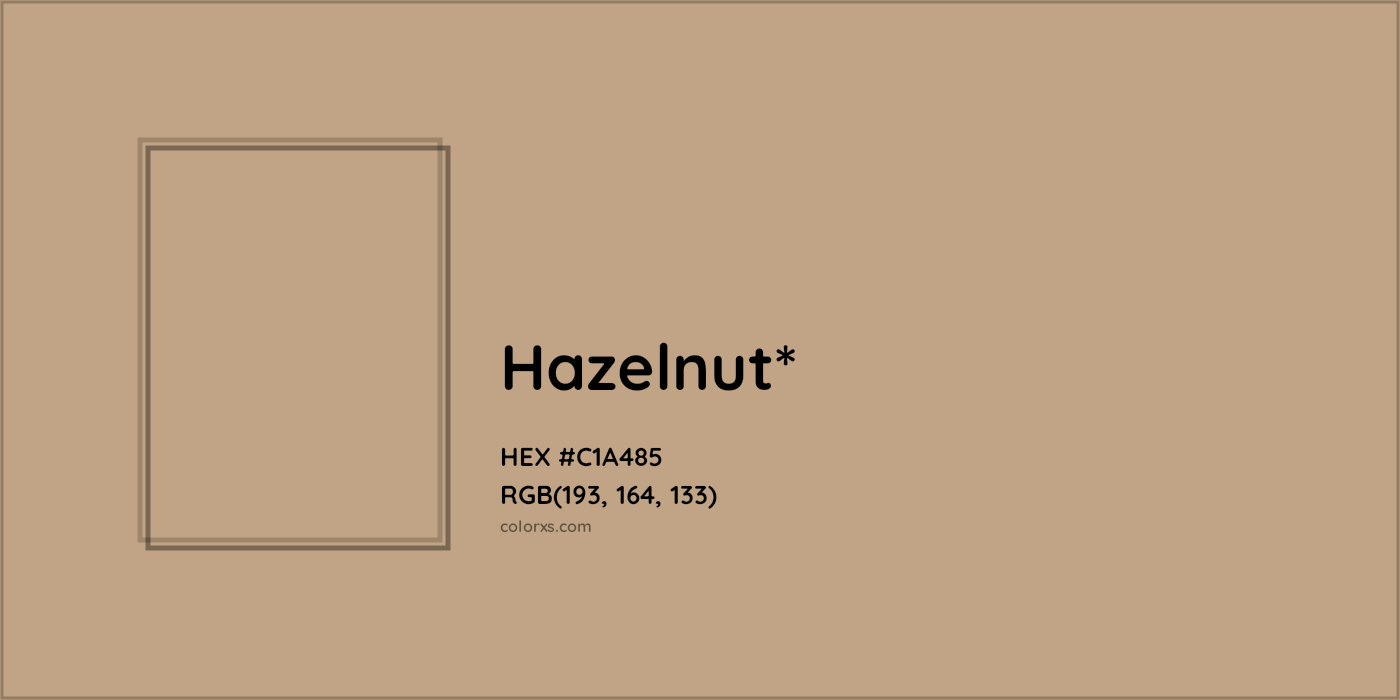 HEX #C1A485 Color Name, Color Code, Palettes, Similar Paints, Images