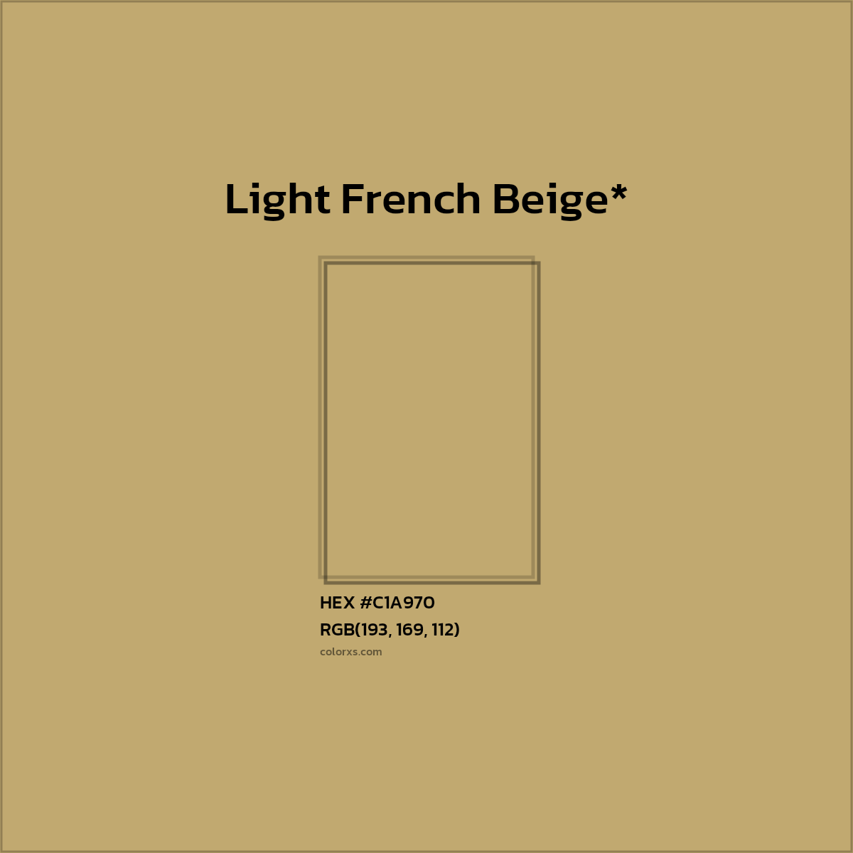 HEX #C1A970 Color Name, Color Code, Palettes, Similar Paints, Images