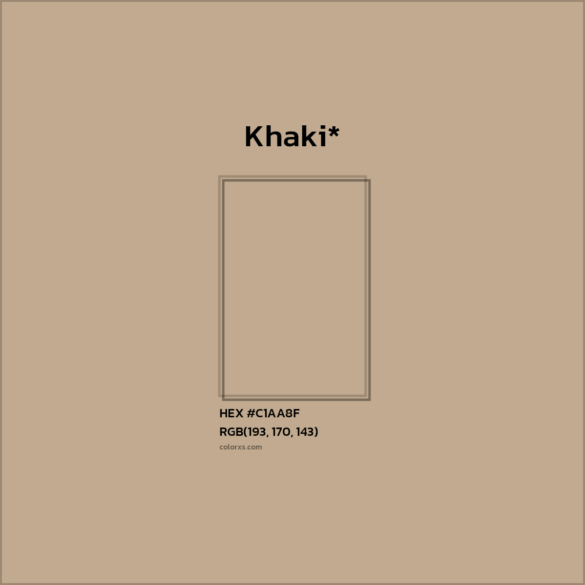 HEX #C1AA8F Color Name, Color Code, Palettes, Similar Paints, Images