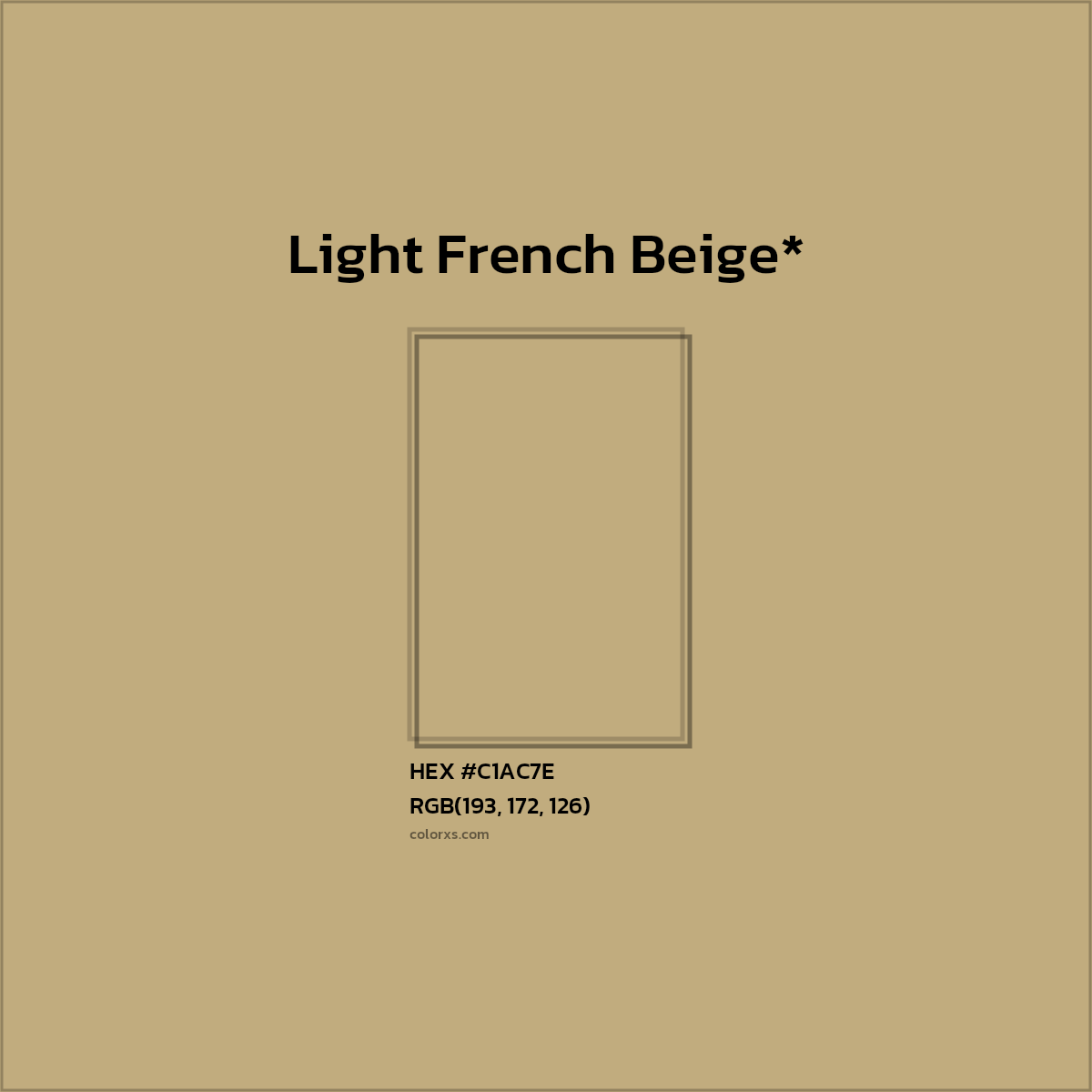 HEX #C1AC7E Color Name, Color Code, Palettes, Similar Paints, Images