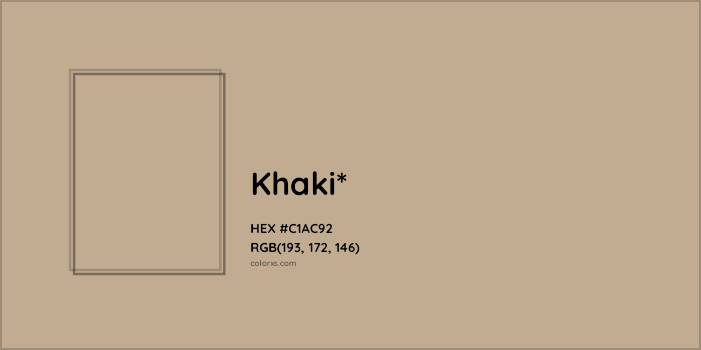 HEX #C1AC92 Color Name, Color Code, Palettes, Similar Paints, Images