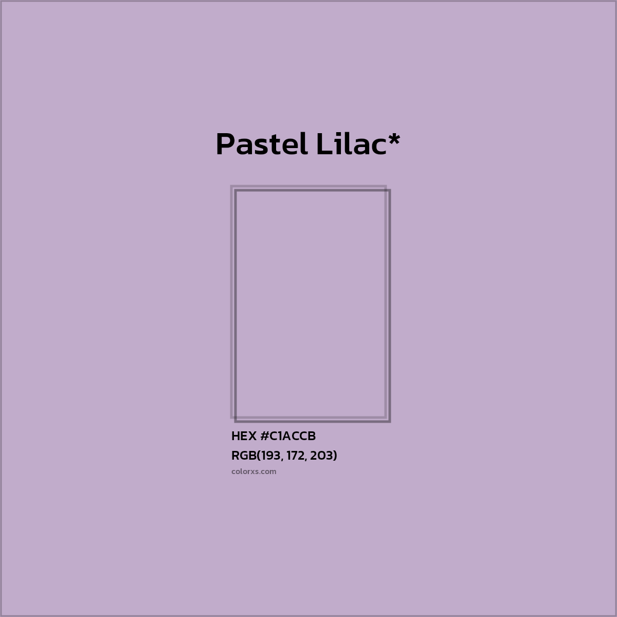 HEX #C1ACCB Color Name, Color Code, Palettes, Similar Paints, Images